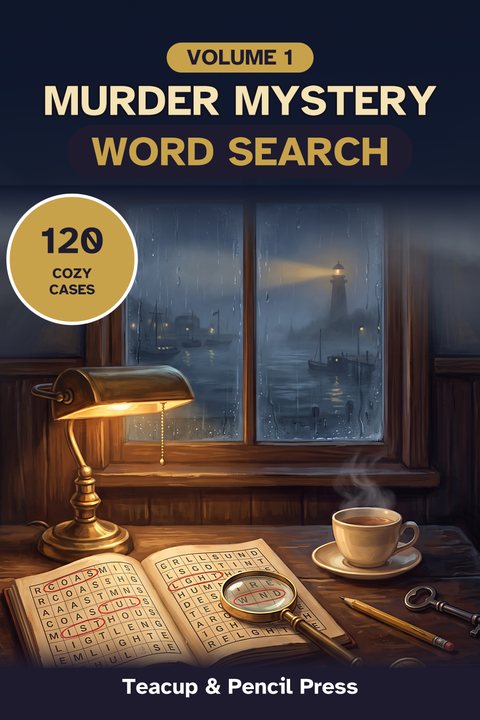 Murder Mystery Word Search by Teacup & Pencil Press