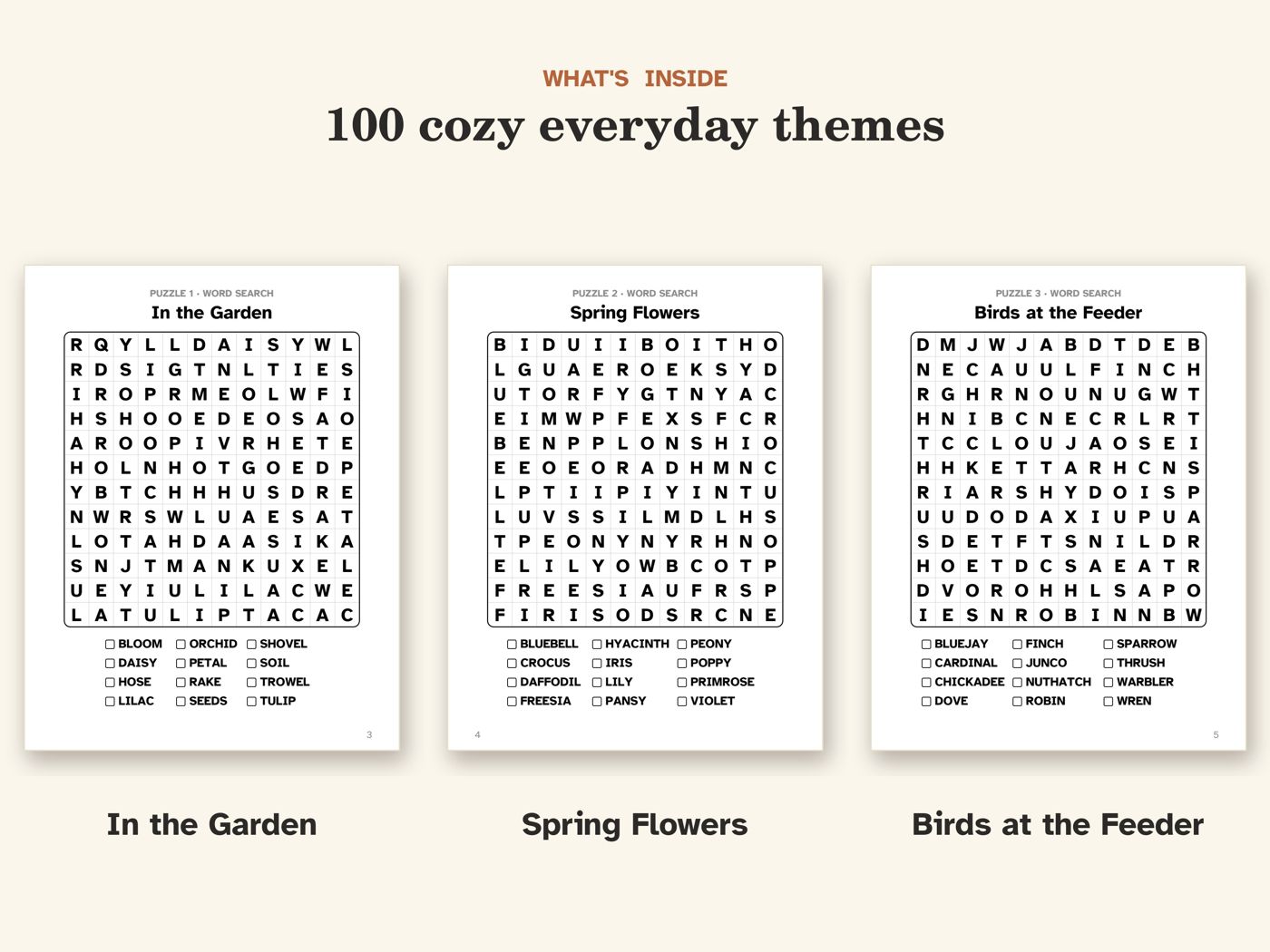 Show picture 2: Inside: 100 cozy everyday themes